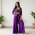 ROYAL PURPLE CHARM SHARARA