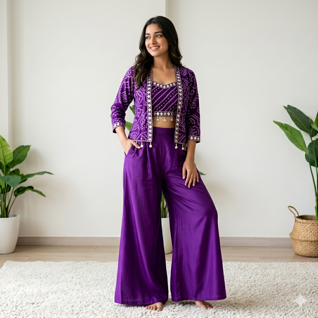 ROYAL PURPLE CHARM SHARARA