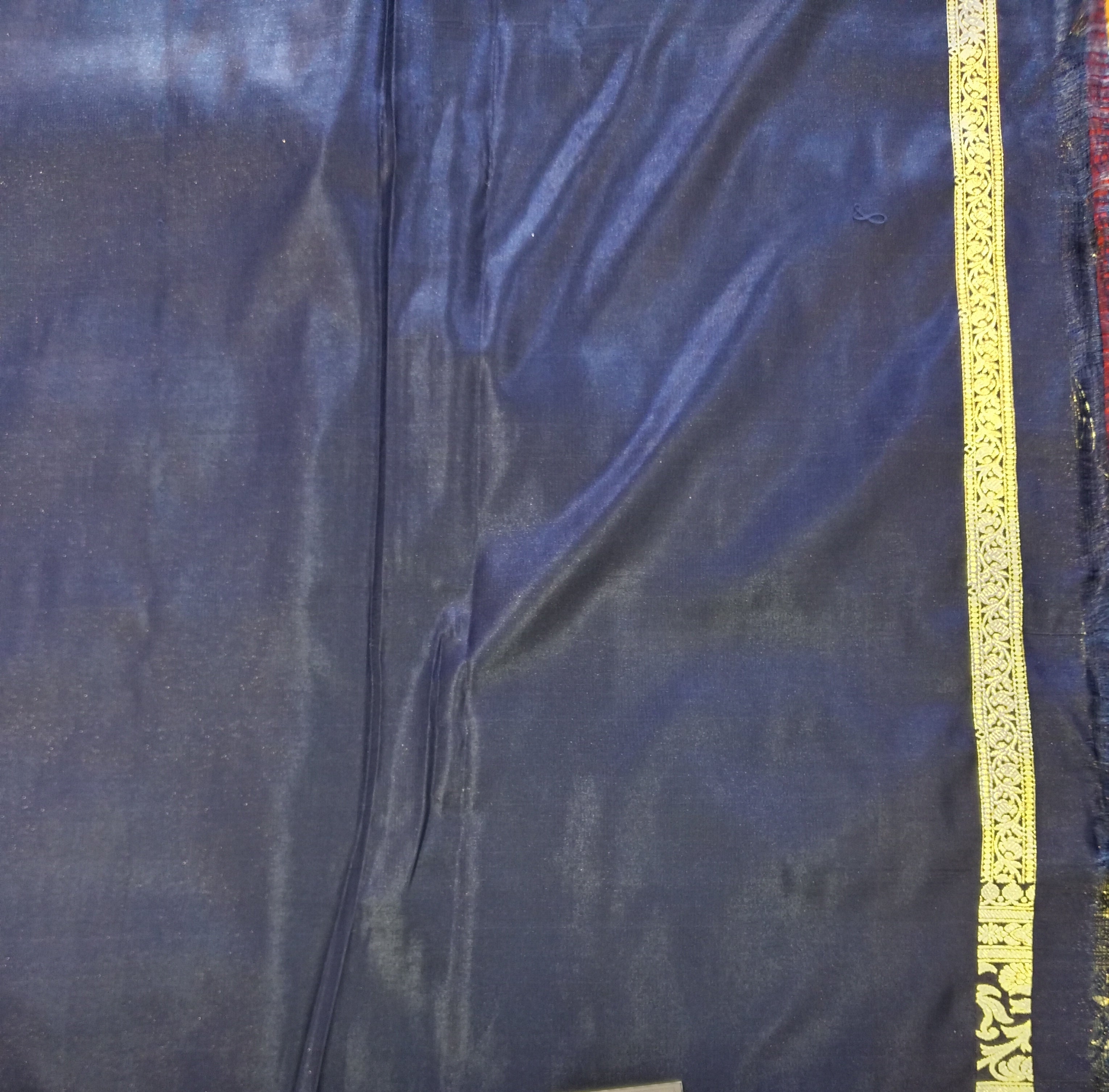 MIDNIGHT BLUE BANARASI SILK SAREES