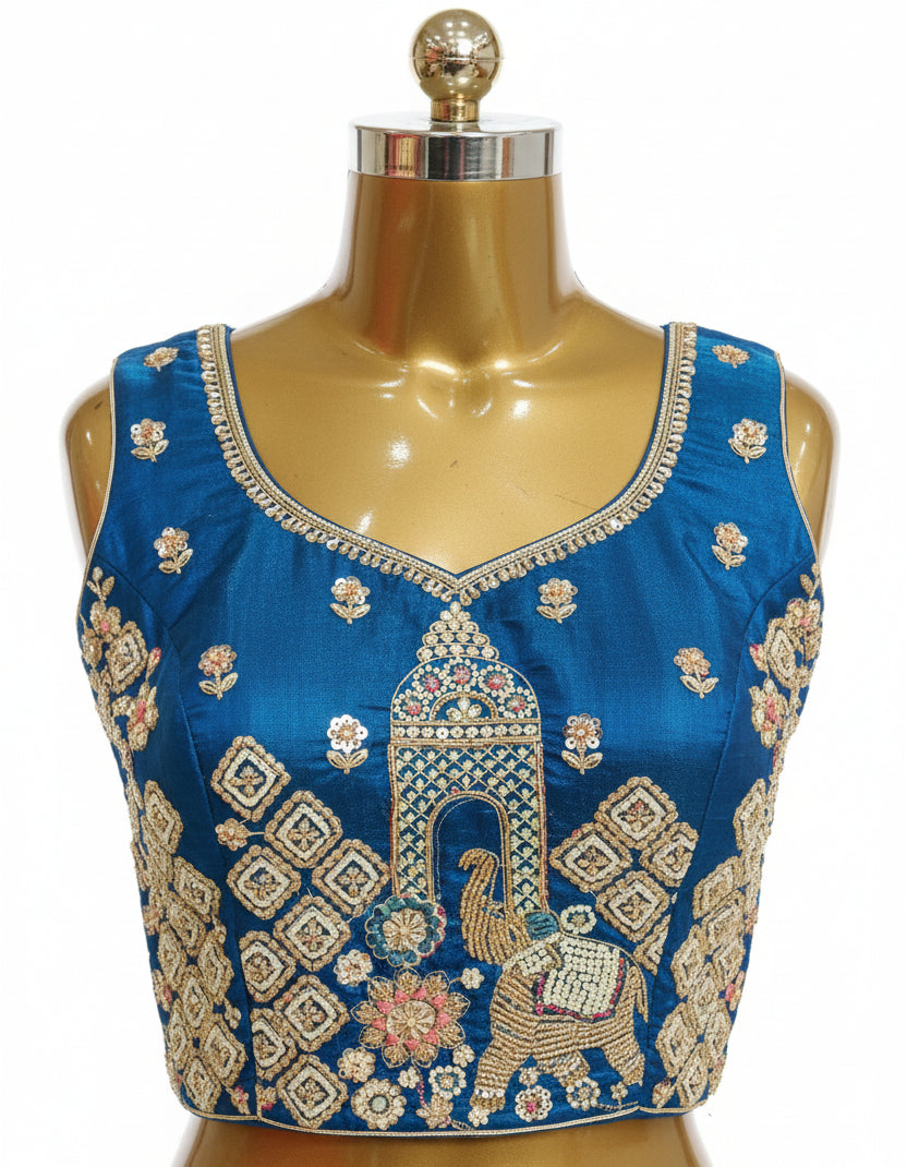 ROYAL BLUE  ETERNAL LEHENGA