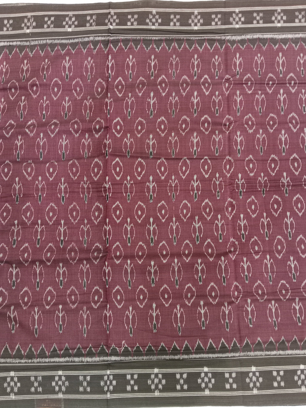 JAMUN PURPLE SAMBALPURI HANDLOOM COTTON SAREE