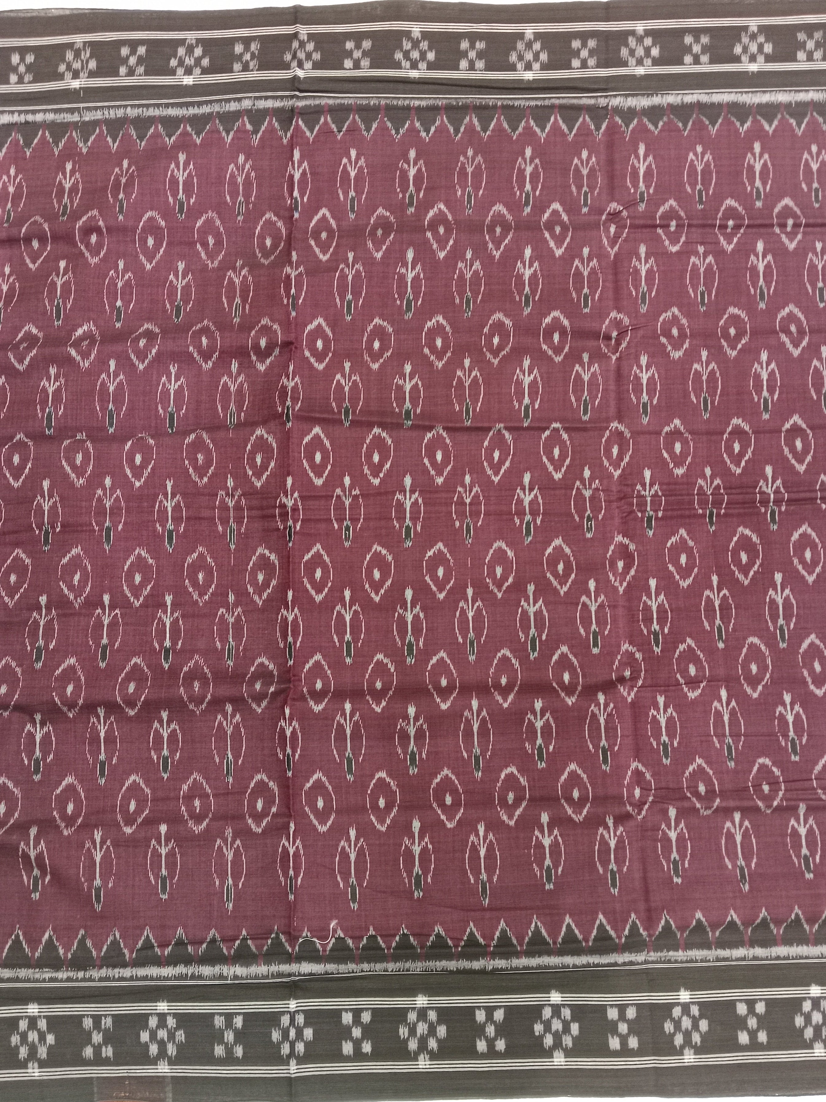 JAMUN PURPLE SAMBALPURI HANDLOOM COTTON SAREE