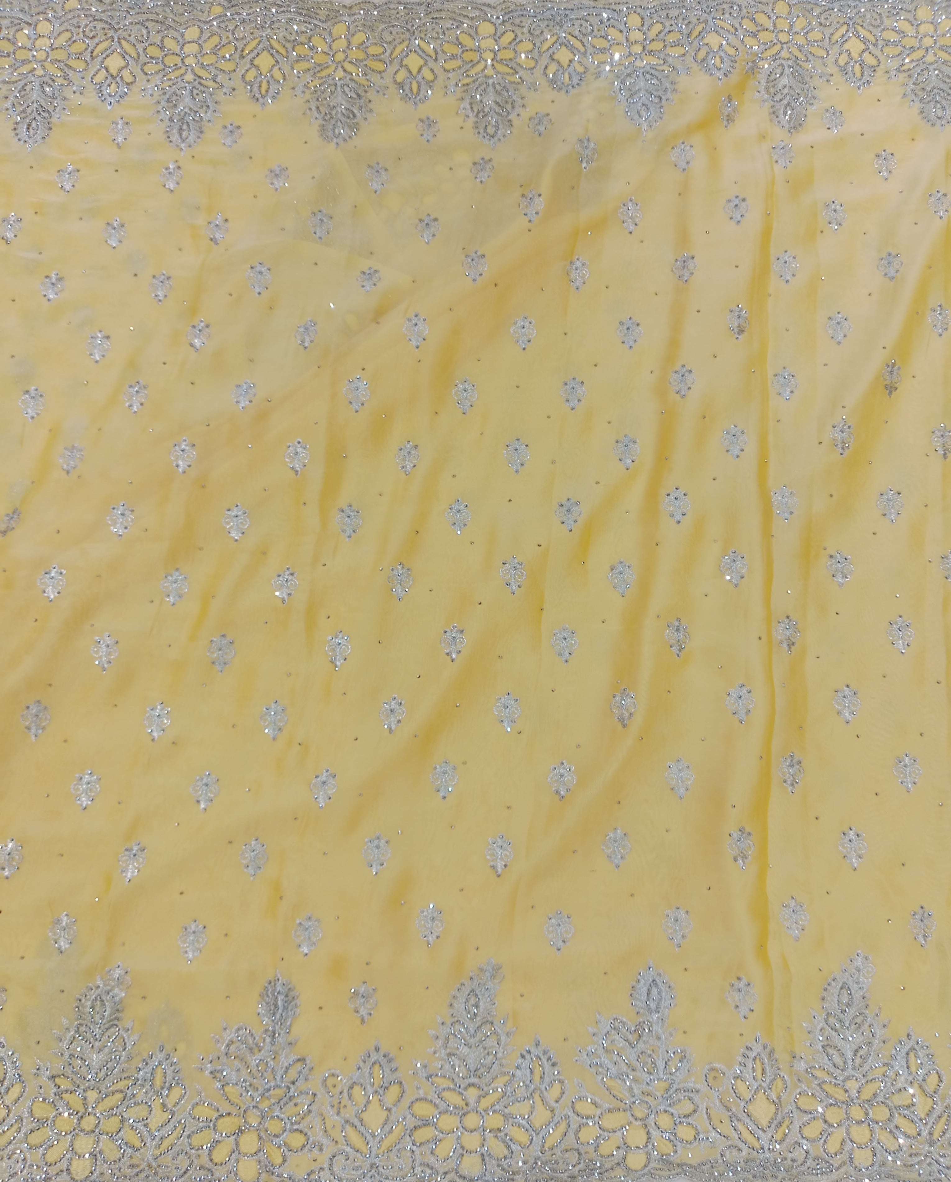 BUTTER YELLOW SAREE