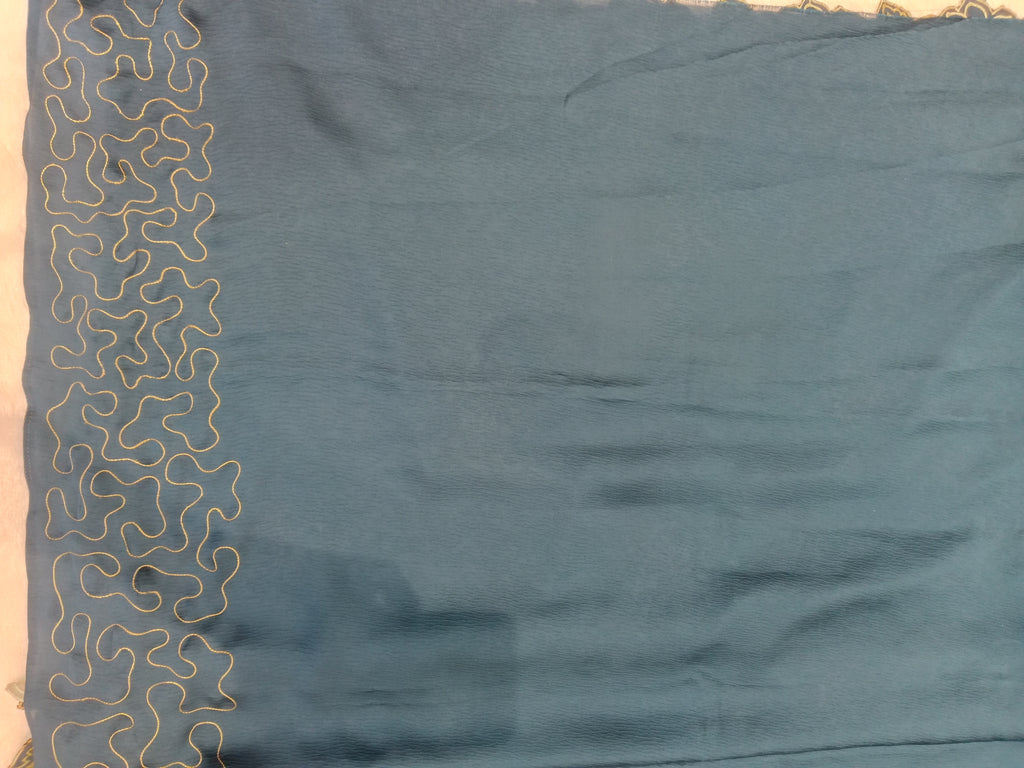 ROYAL BLUE SAREE