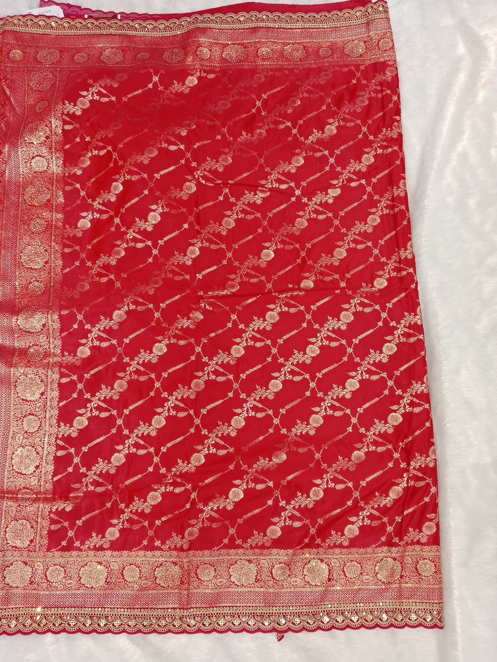 RANI PINK BANARASI SILK SAREE