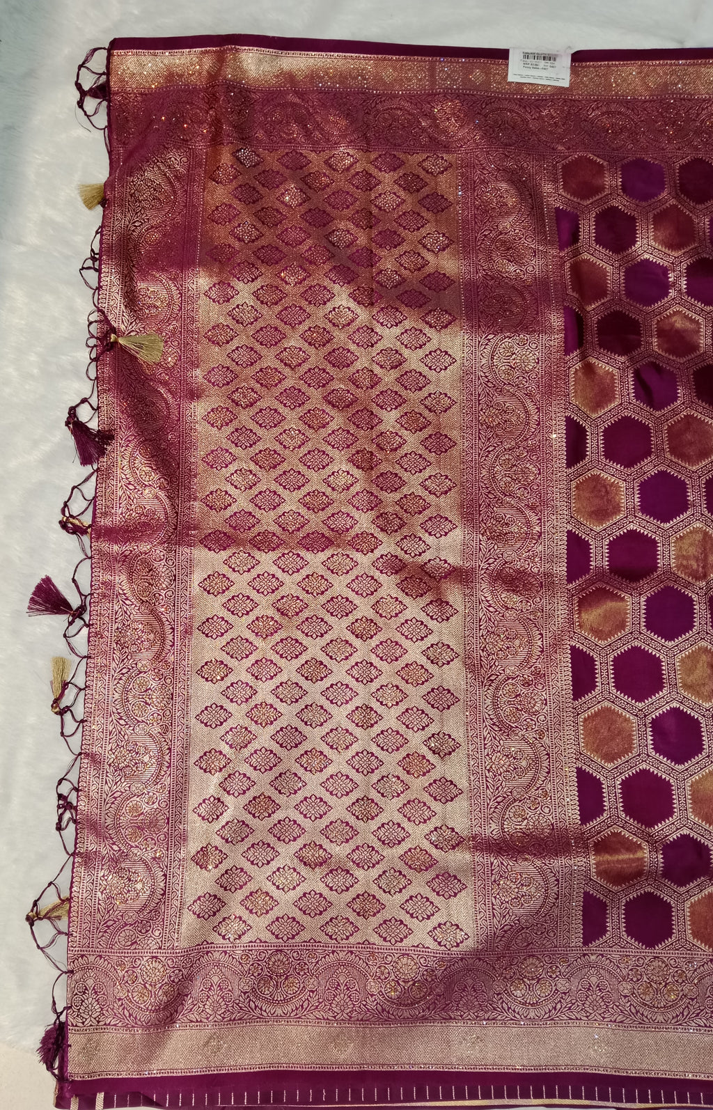 ROYAL JAMUNI PURPLE BANARASI SILK SAREE