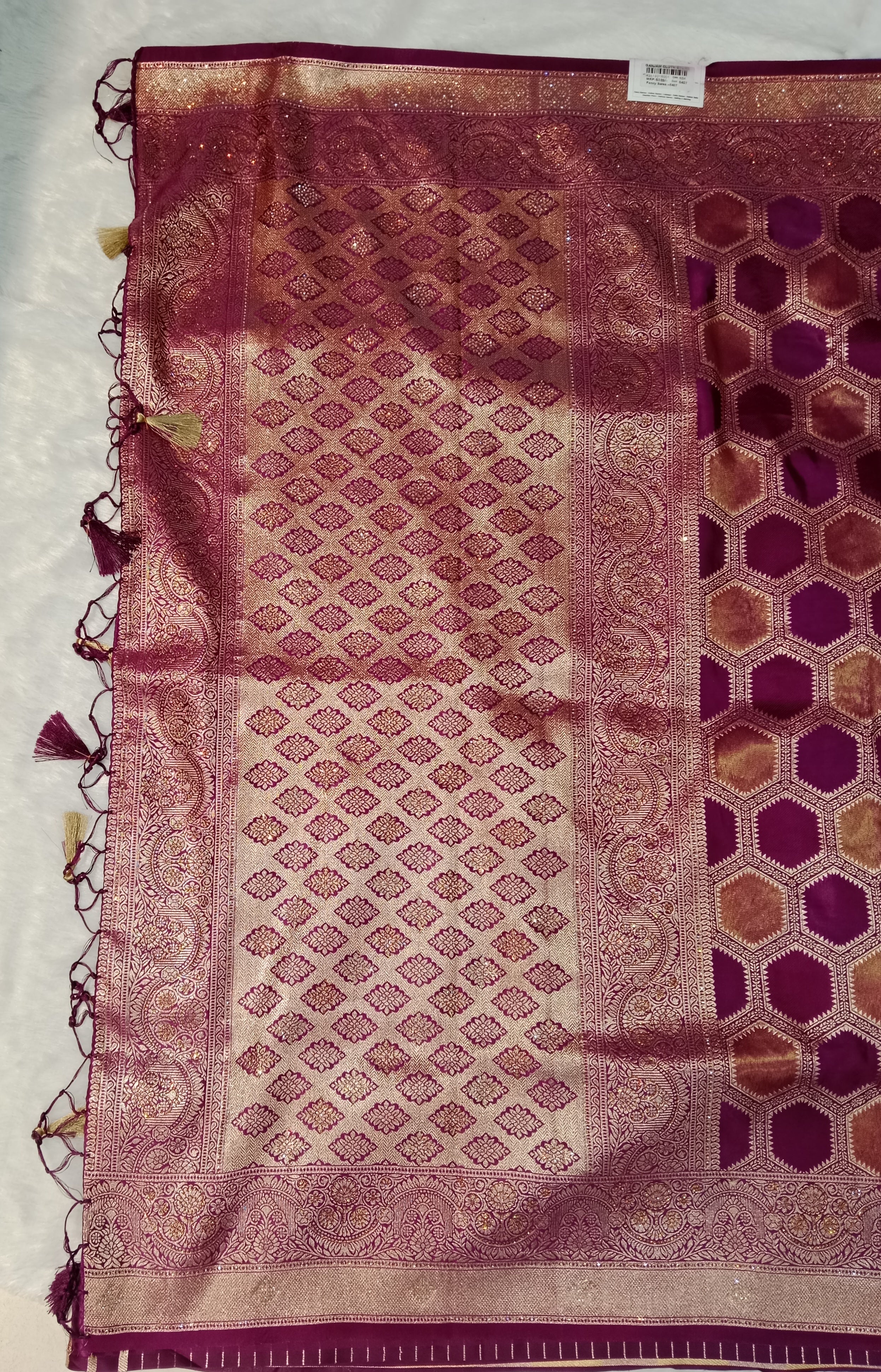ROYAL JAMUNI PURPLE BANARASI SILK SAREE