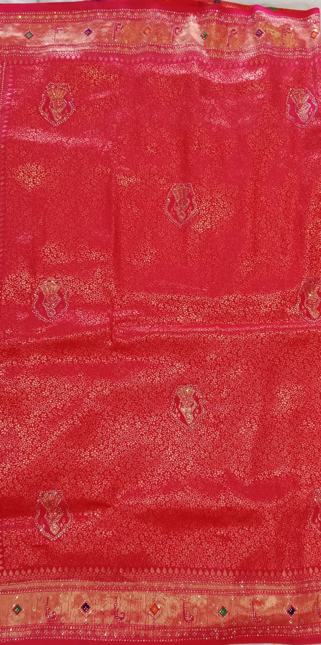 RANI PINK BANARASI SILK SAREE