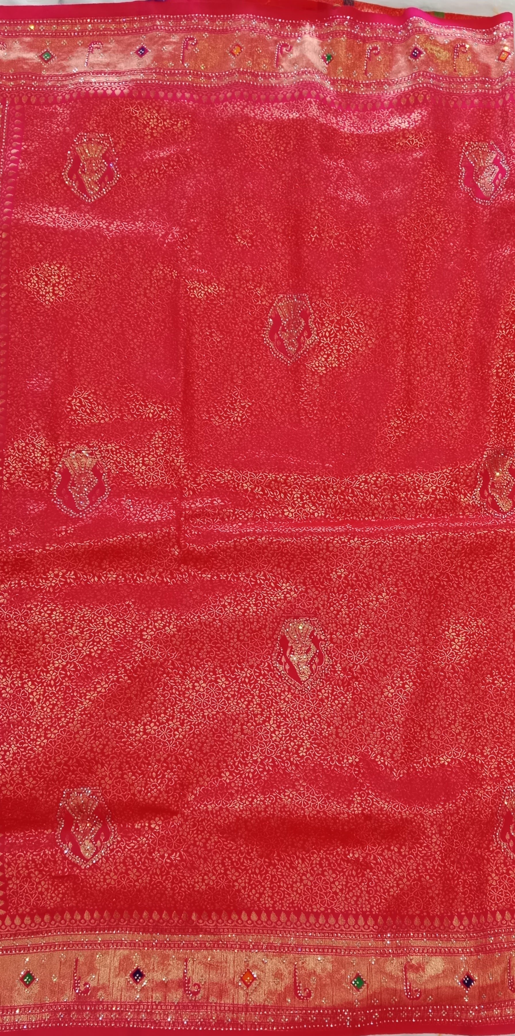 RANI PINK BANARASI SILK SAREE