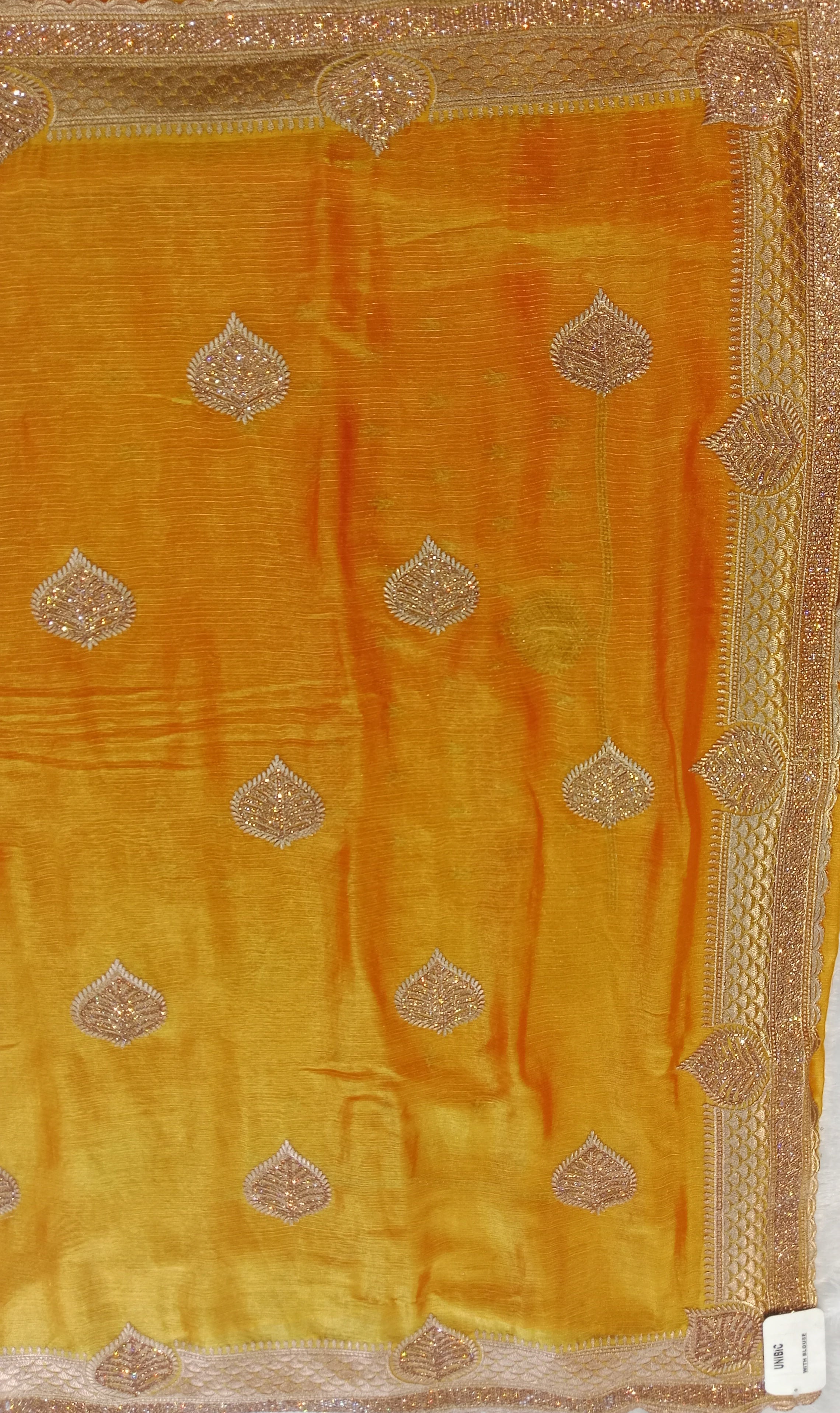 YELLOW FANCY SAREE