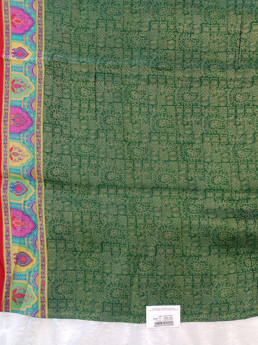 SINDOORI RED  MULTICOLOUR BANARASI SILK SAREE