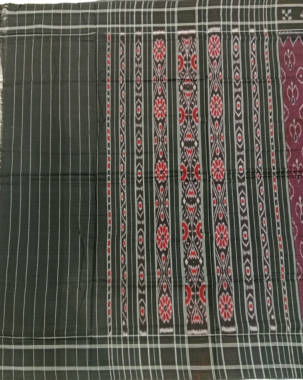 JAMUN PURPLE SAMBALPURI HANDLOOM COTTON SAREE