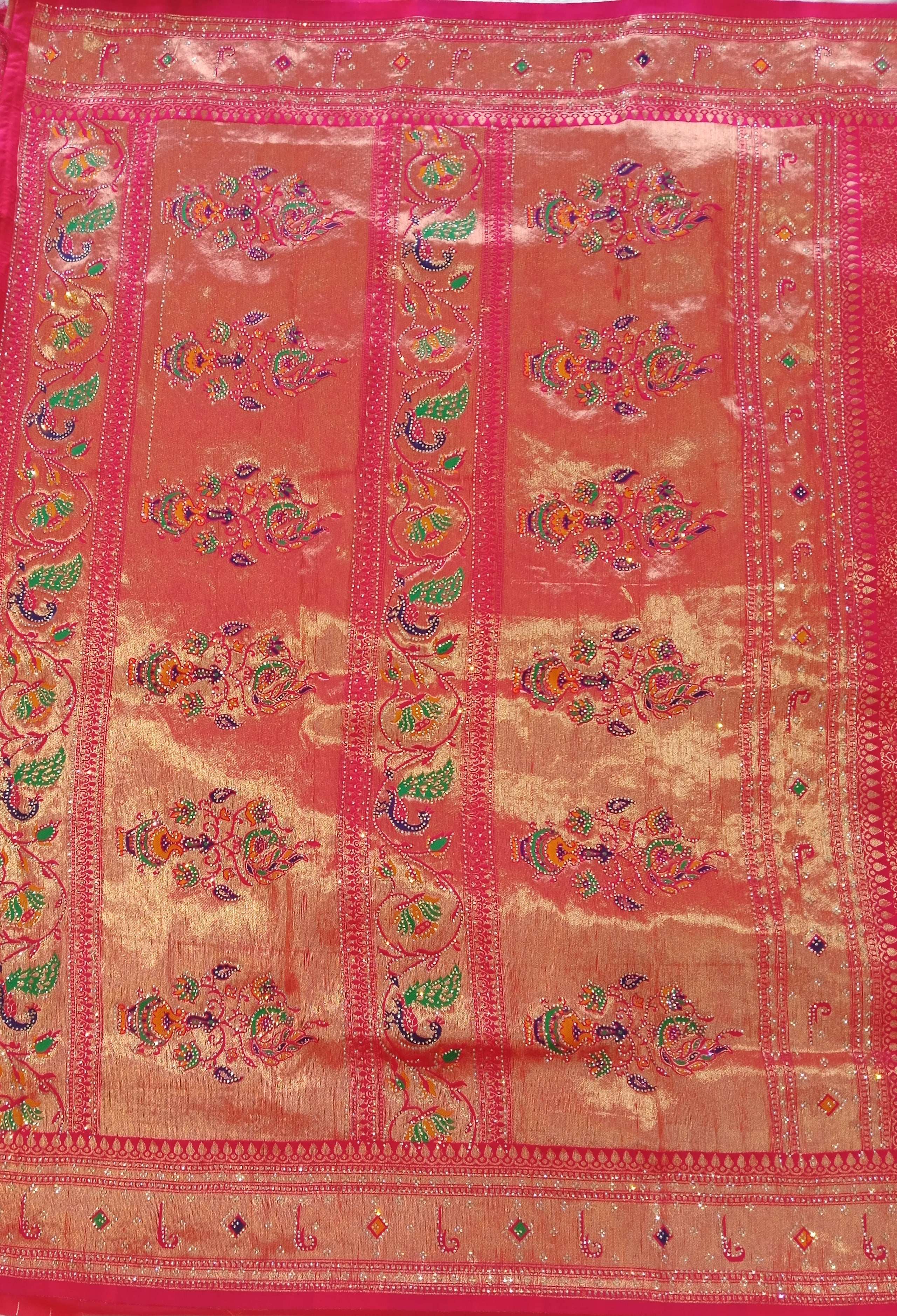 RANI PINK BANARASI SILK SAREE