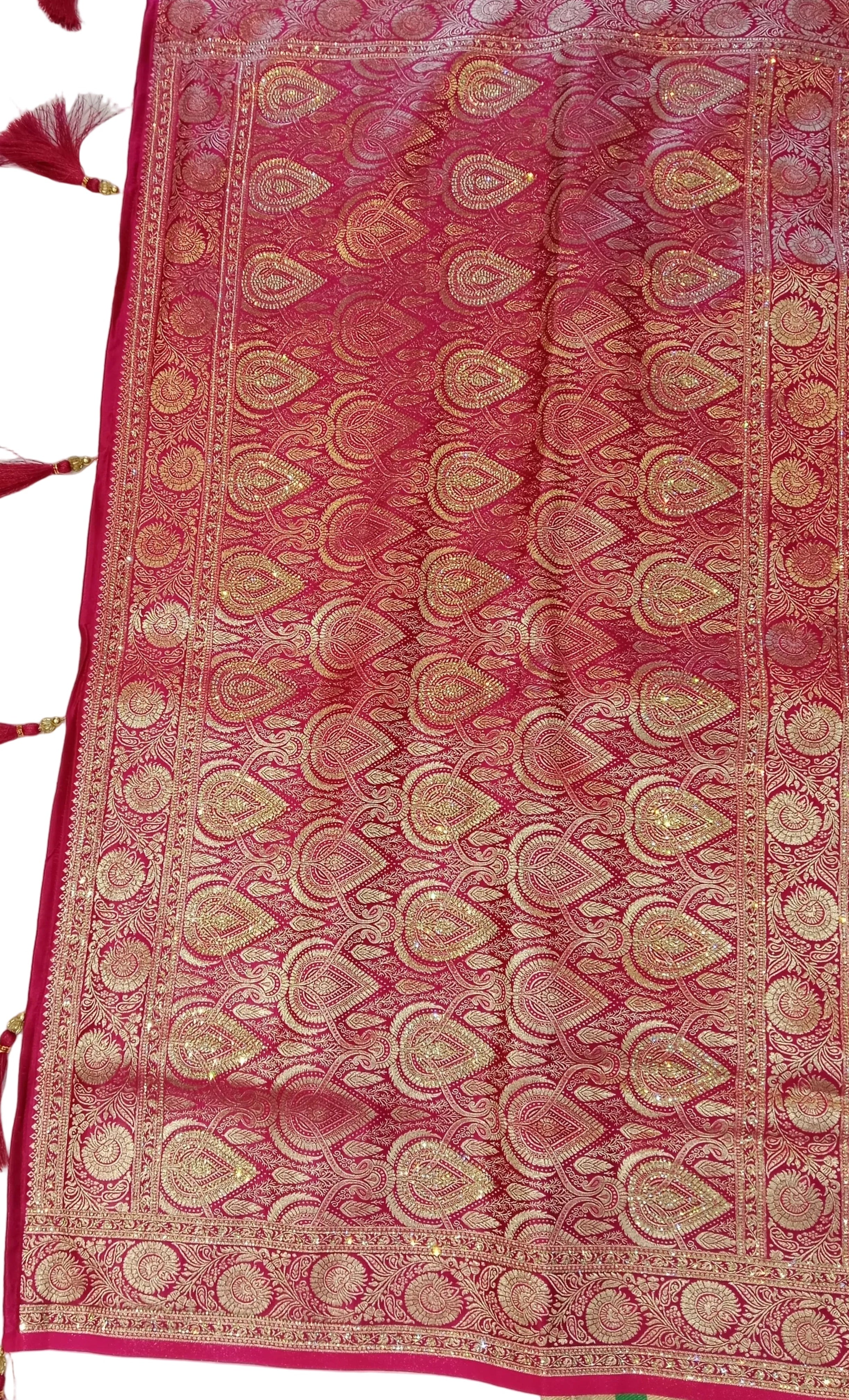 RANI PINK PATOLA STYLE BANARASI SILK SAREE