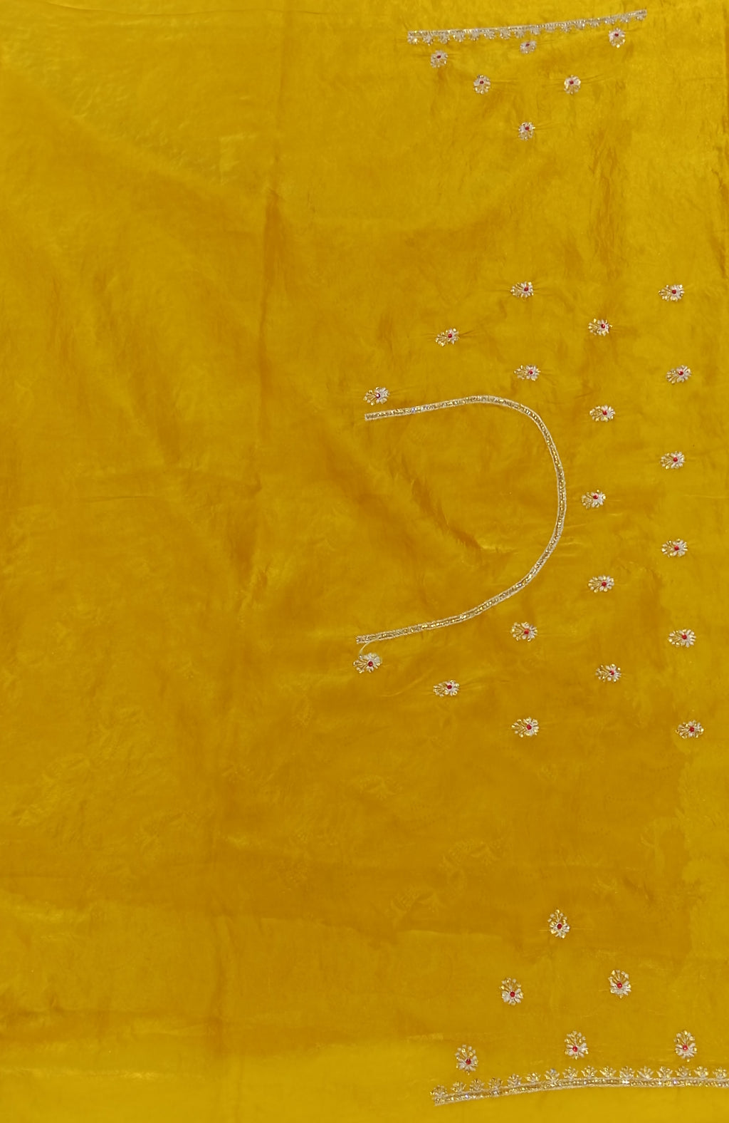 MUSTARD YELLOW SAREE