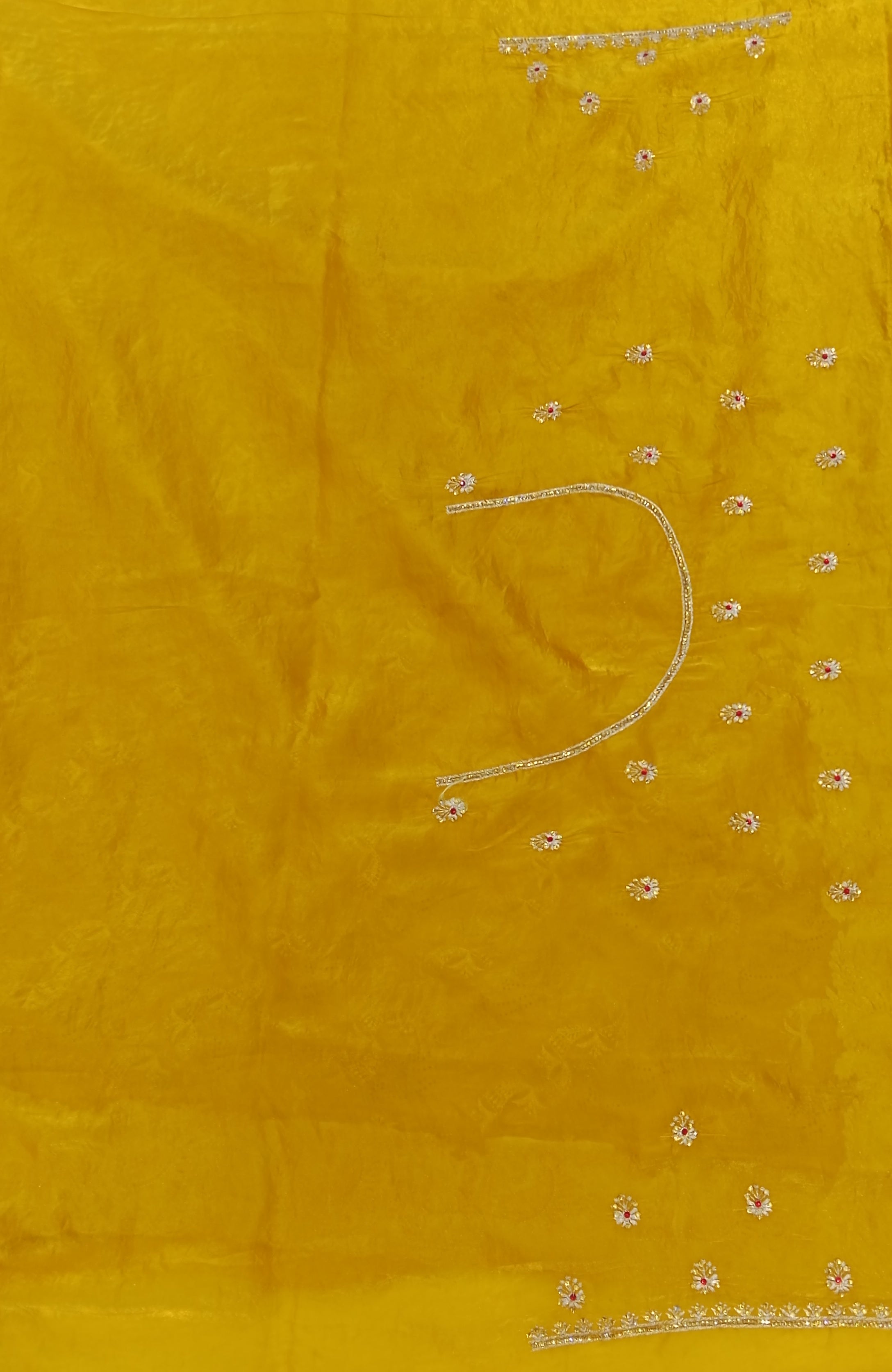 MUSTARD YELLOW SAREE