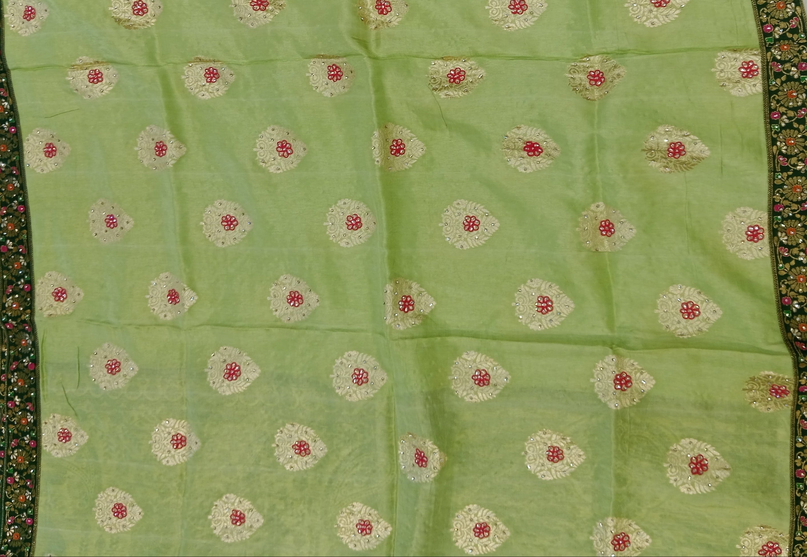 PISTA GREEN SAREE
