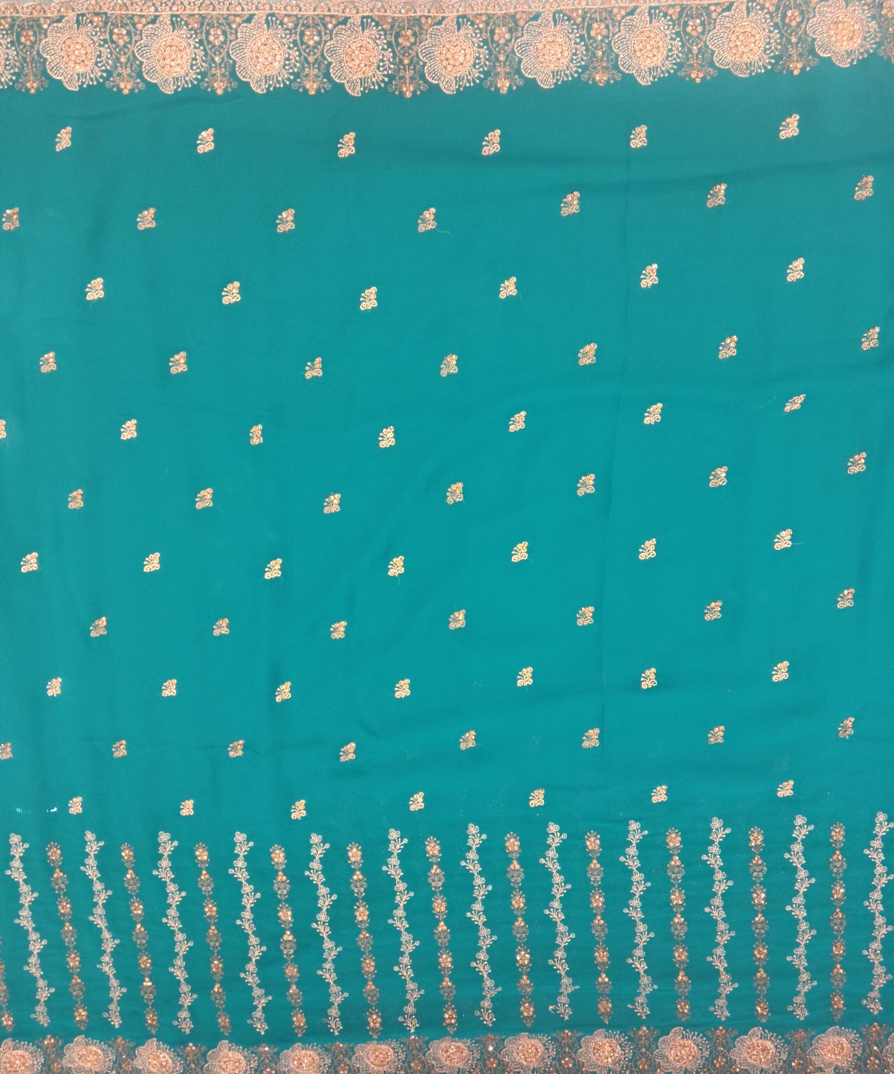 TEAL SAREE