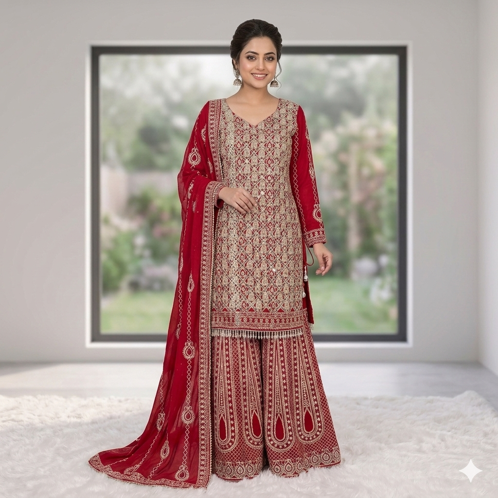 DEEP RED DIVINE SHARARA