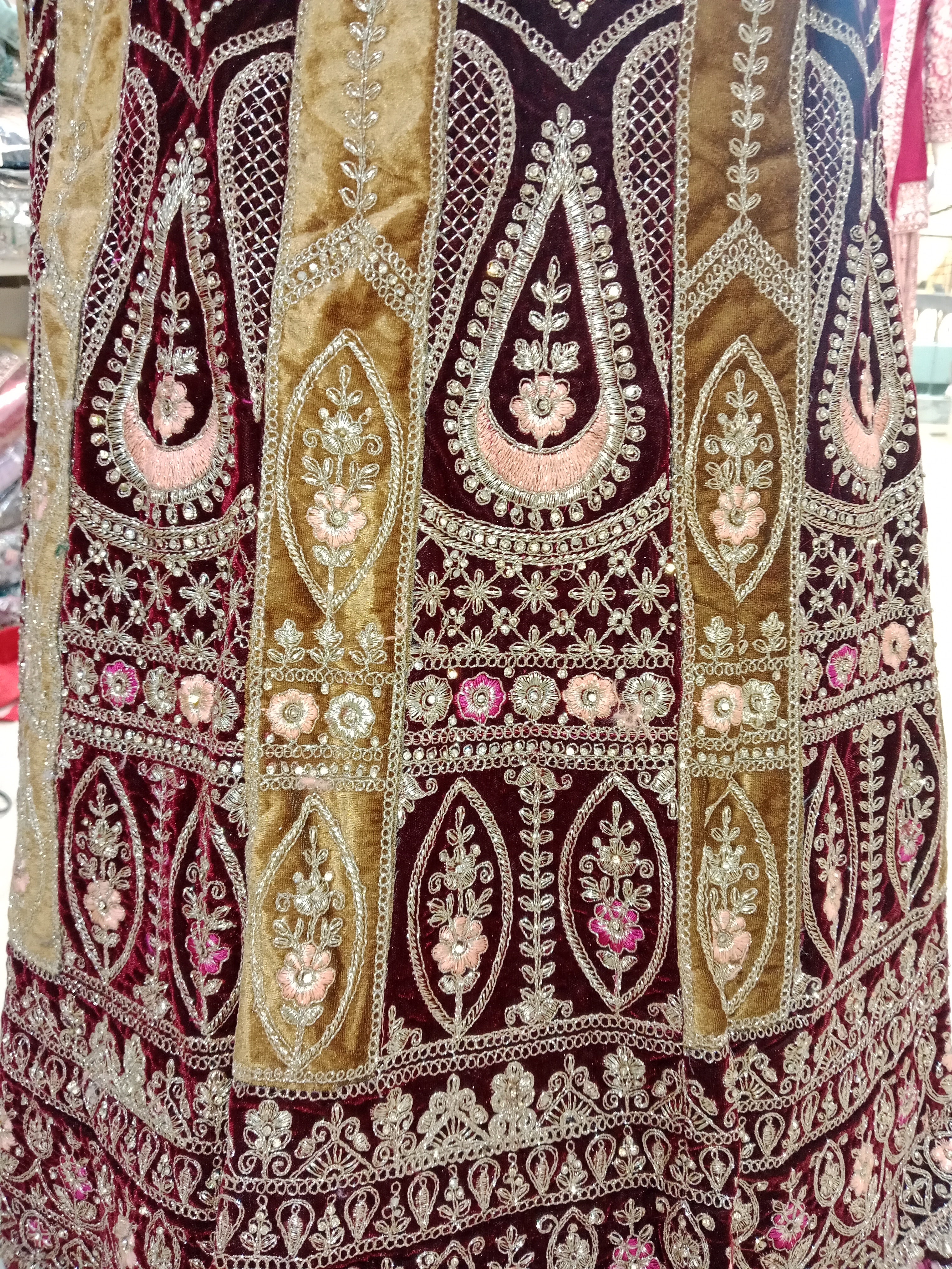 DEEP WINE RAJWADA LEHENGA
