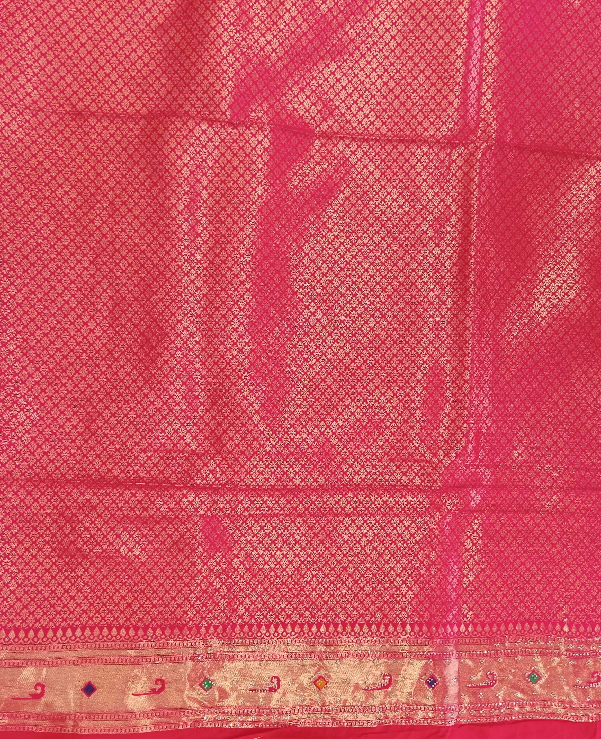 RANI PINK BANARASI SILK SAREE