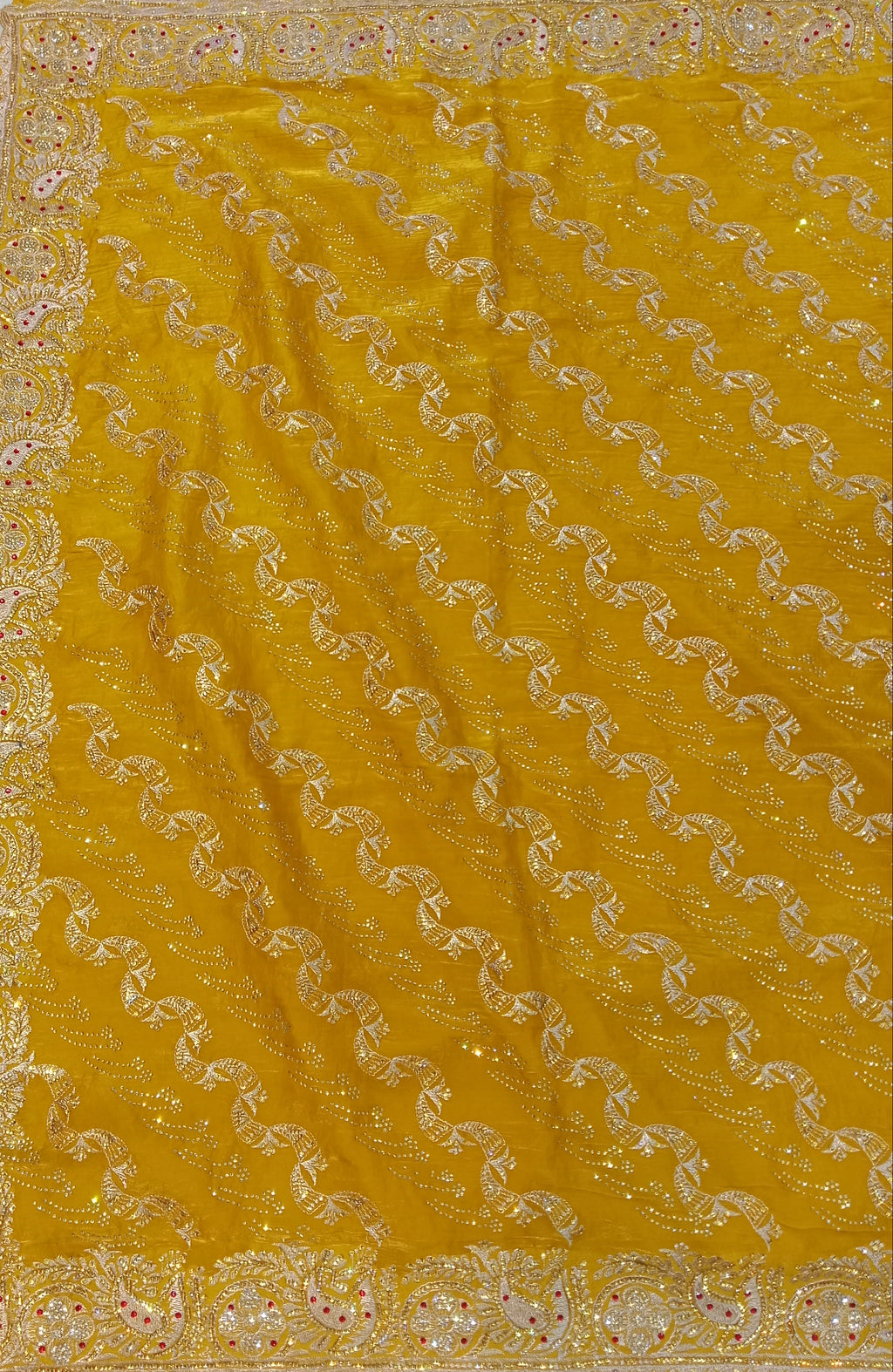 MUSTARD YELLOW SAREE