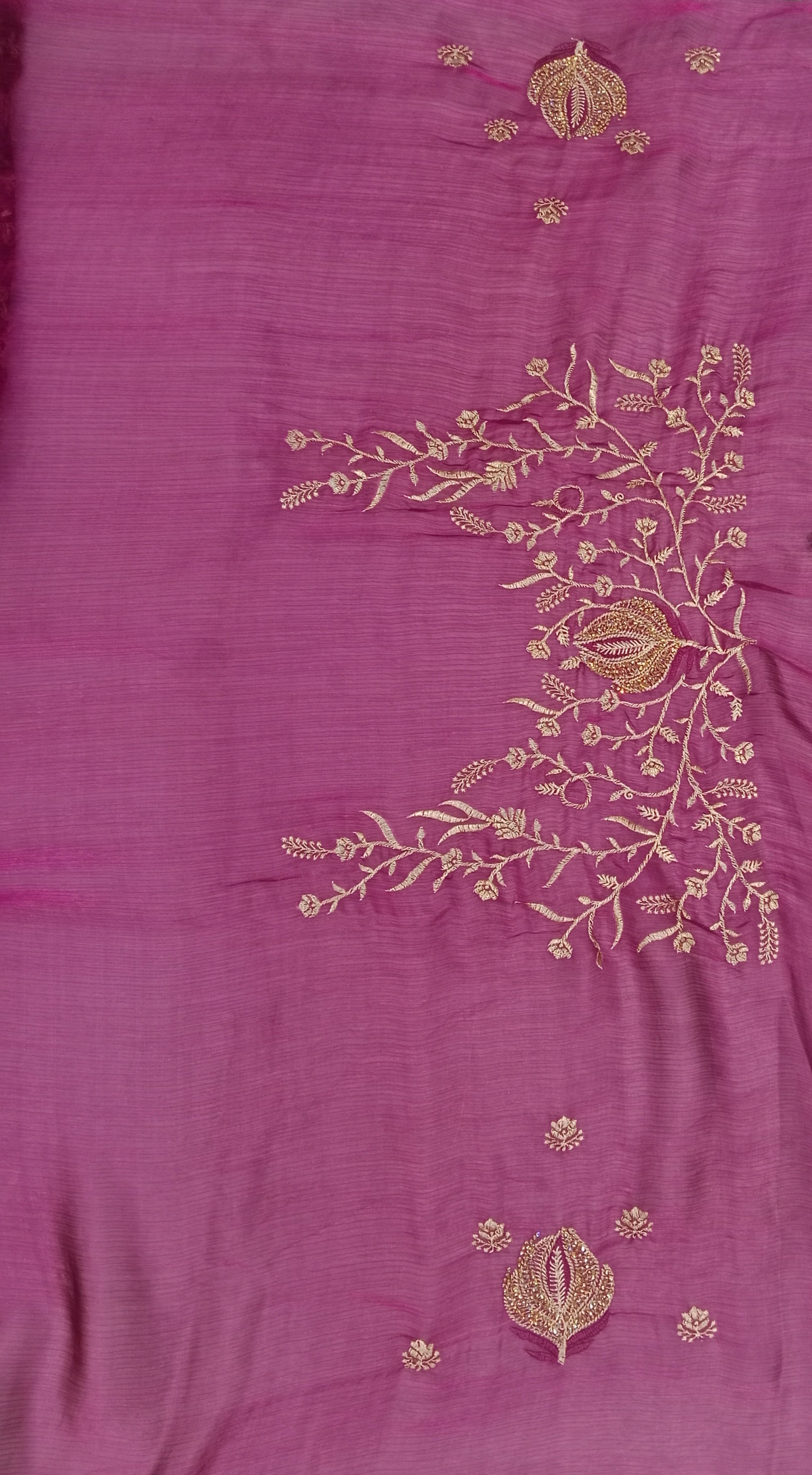 WINE-MAGENTA SAREE