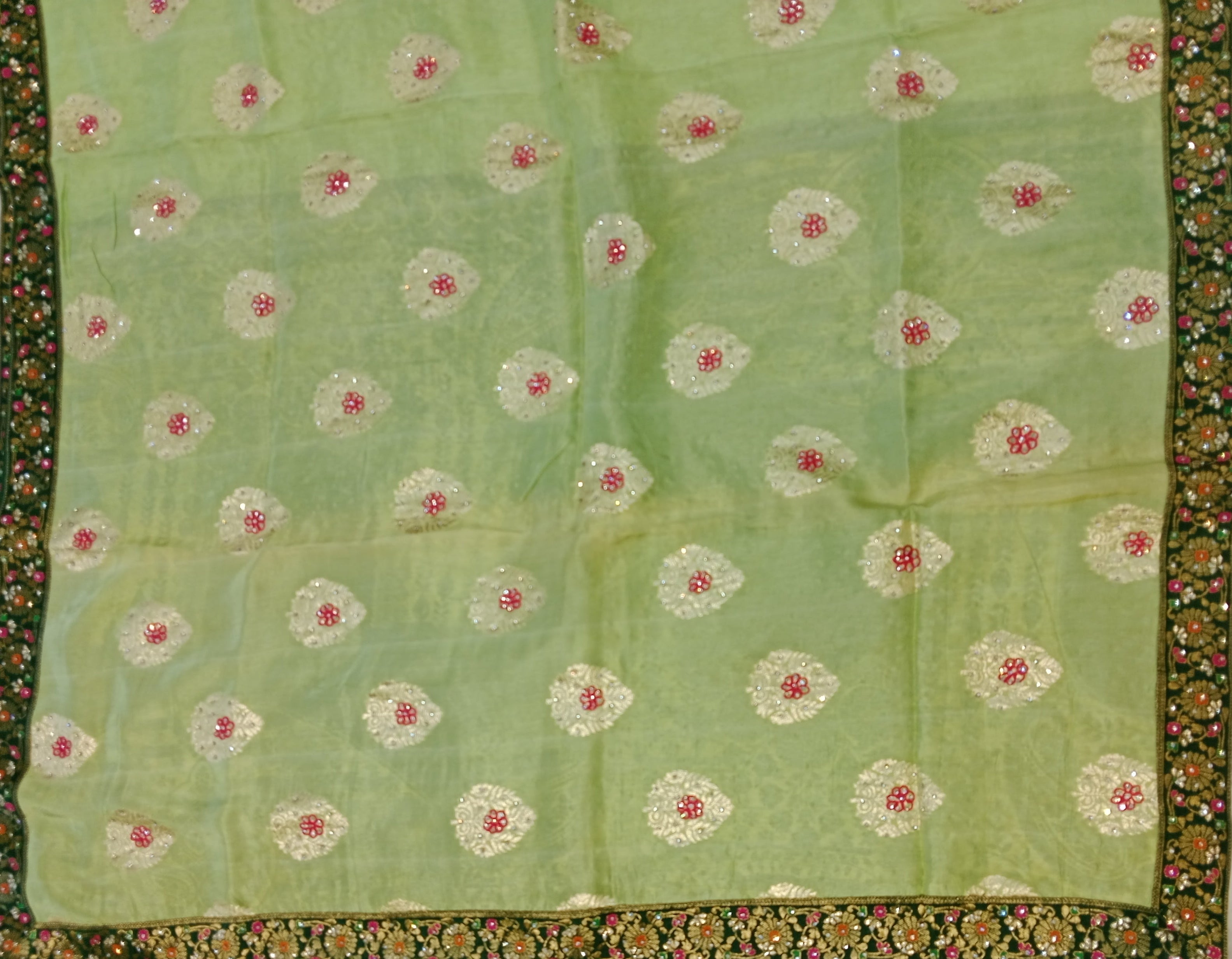 PISTA GREEN SAREE