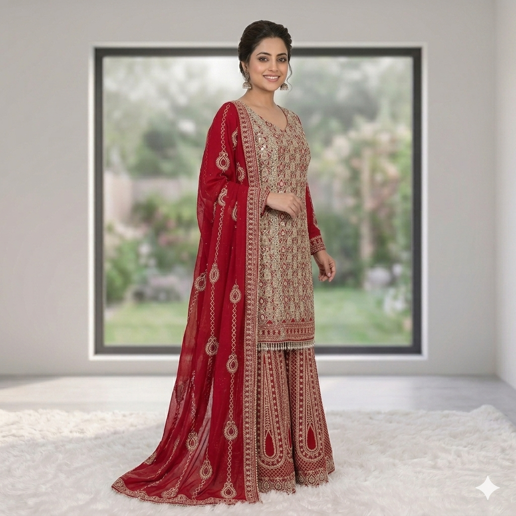 DEEP RED DIVINE SHARARA