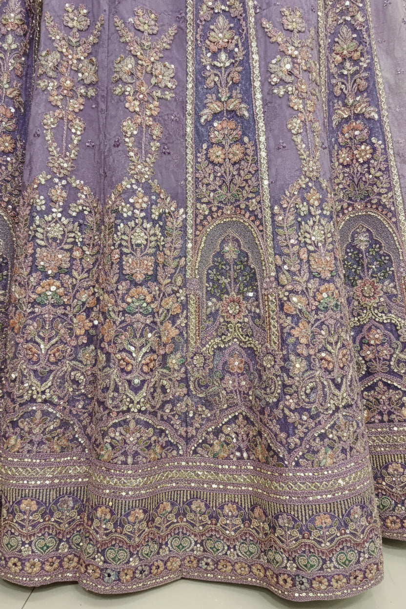 ROYAL PURPLE ELEGANCE LEHENGA