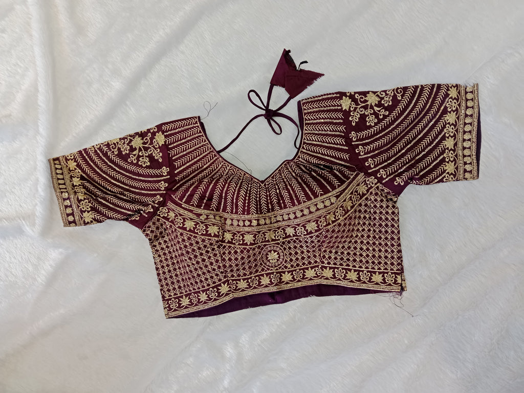 LAAL  ANTIQUE GOLD BRIDAL BANARASI SAREE