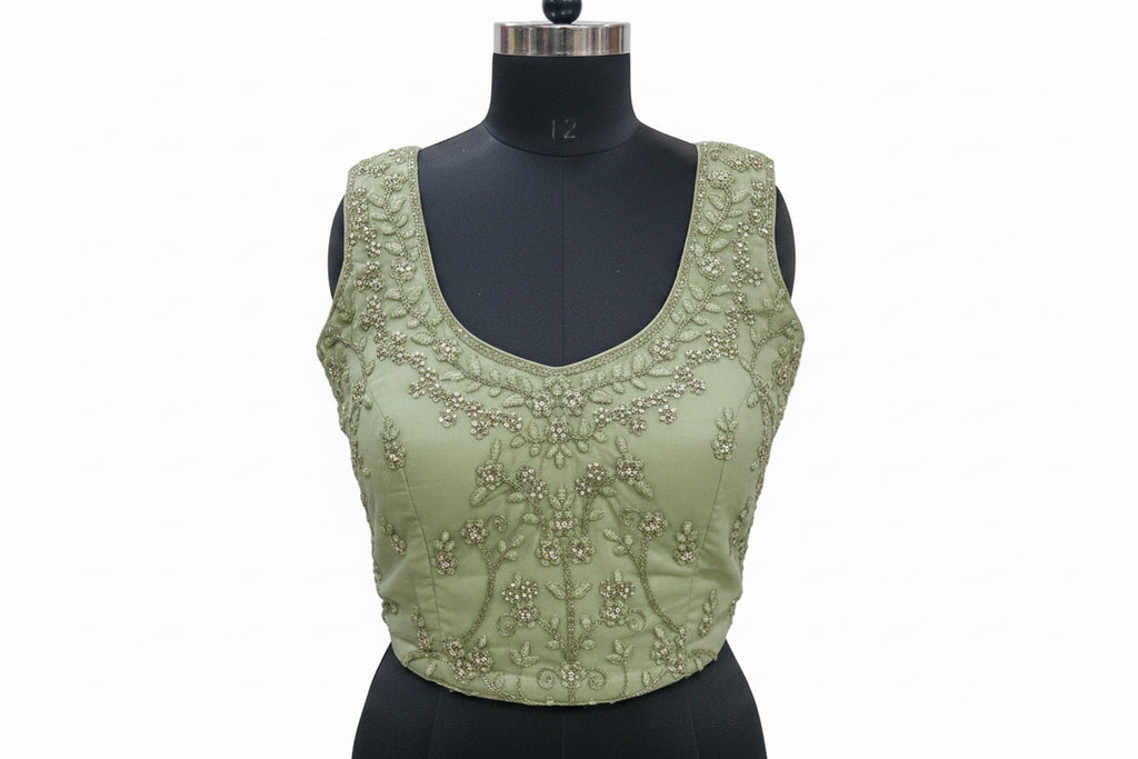 SAGE GREEN LEHENGA