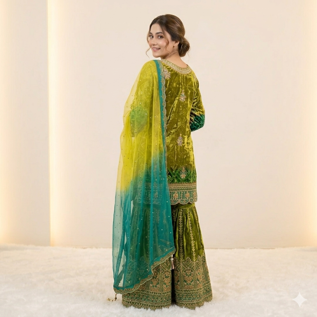 LIME GREEN FABLE SHARARA